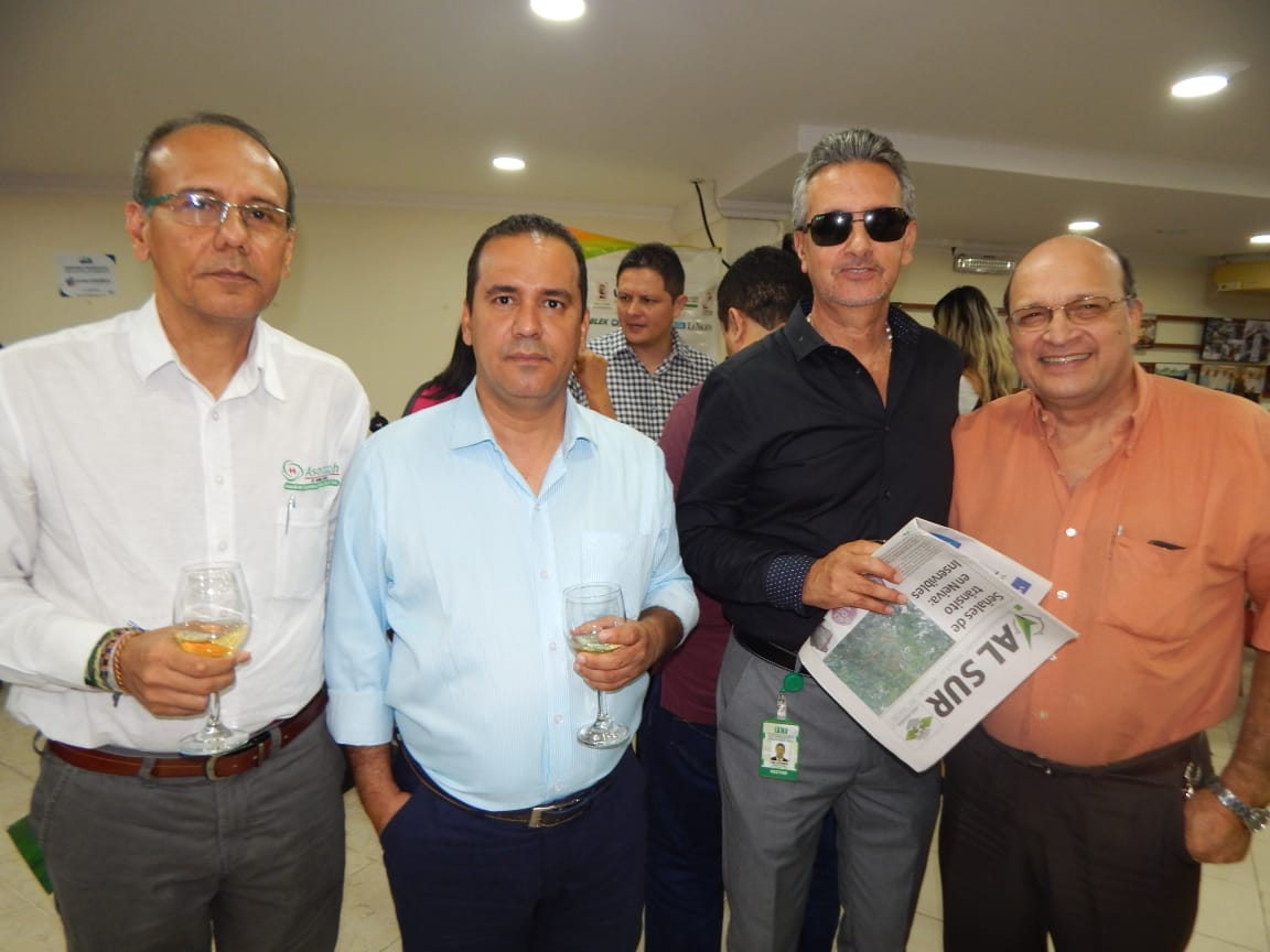 Israel Silva, Ricardo Vega, Luis Alfredo Ortiz, Alberto Trespalacios.